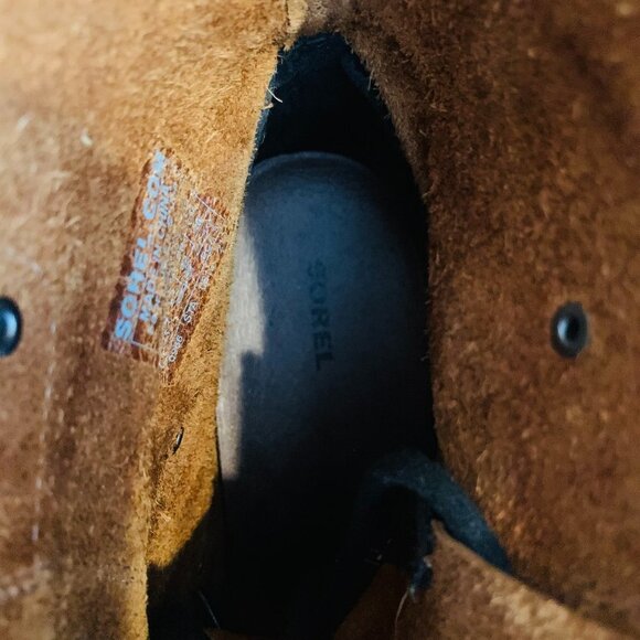 Sorel JOAN Of ARTIC WEDGE BOOTS KETTLE!! Lace Up Waterproof Women Size 11 - Picture 13 of 13